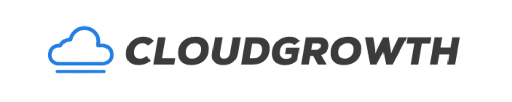 CloudGrowth-Logo mit blauer Wolke – zur Startseite