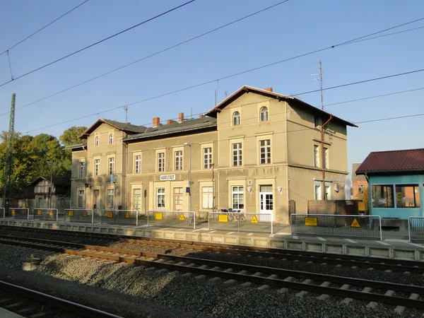 Bahnhofsgebäude in Karstädt in der Prignitz